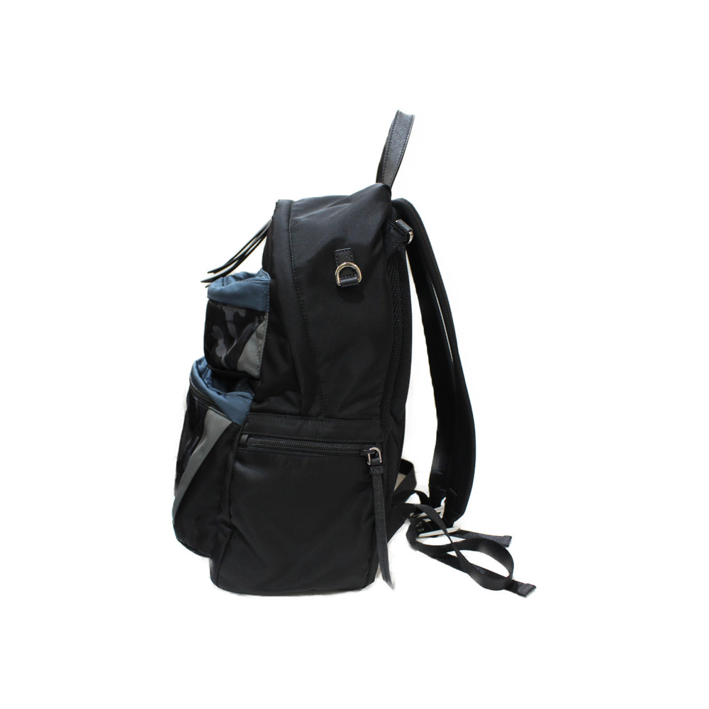 Prada Printed Technical Backpack Nylon Black Camo… - image 2